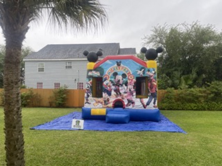 Mickey Mouse Bounce House with Slide